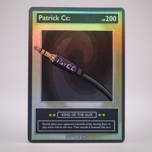 Patrick Cc: TRDNG Card