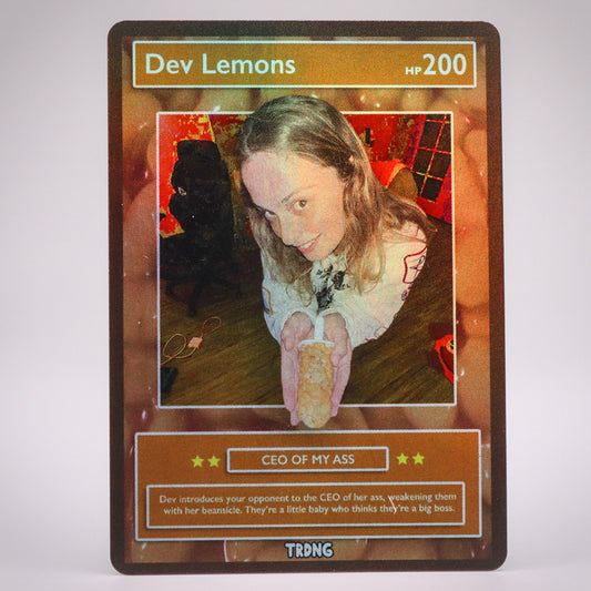 Dev Lemons TRDNG Card