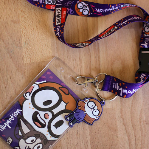 Here For The Chaos Lanyard